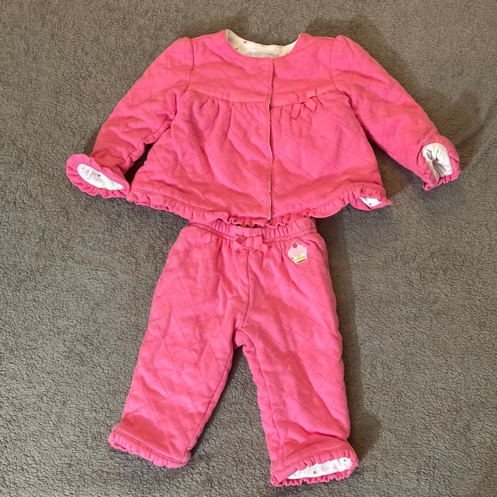3-6 months Gymboree Quilted Jacket and pants set